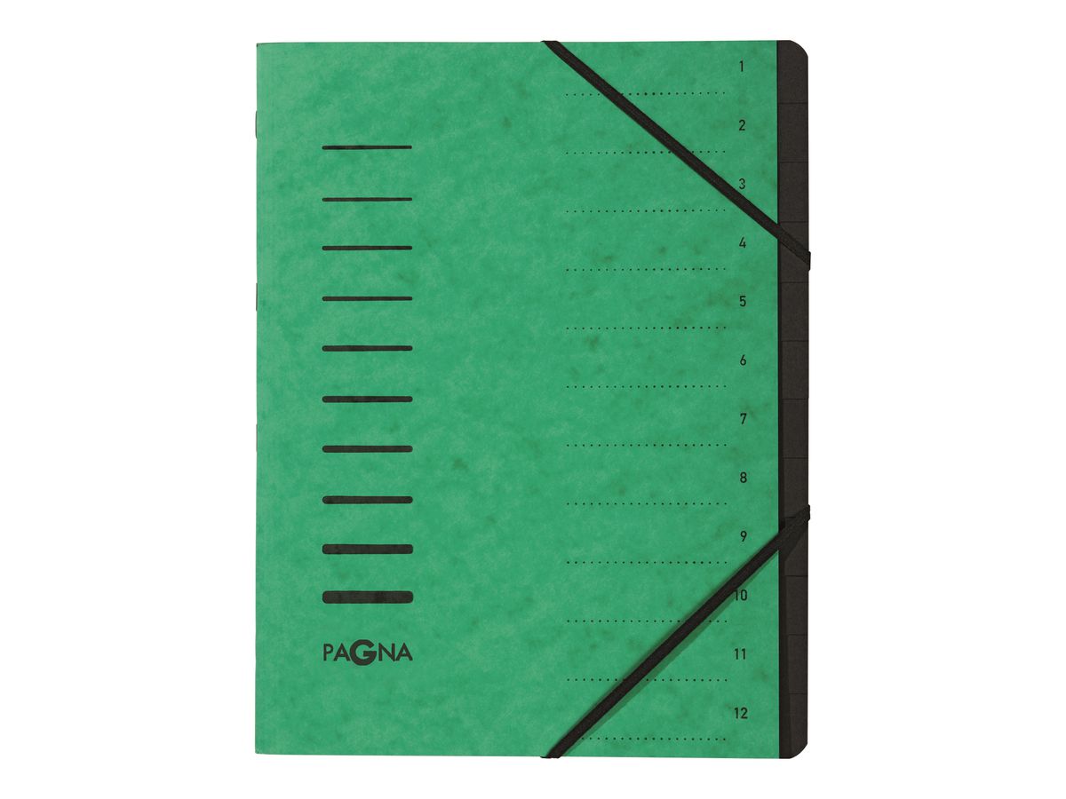 PAGNA Dossier de collection A4 40059-03 vert 12 pcs. (4013951008069)