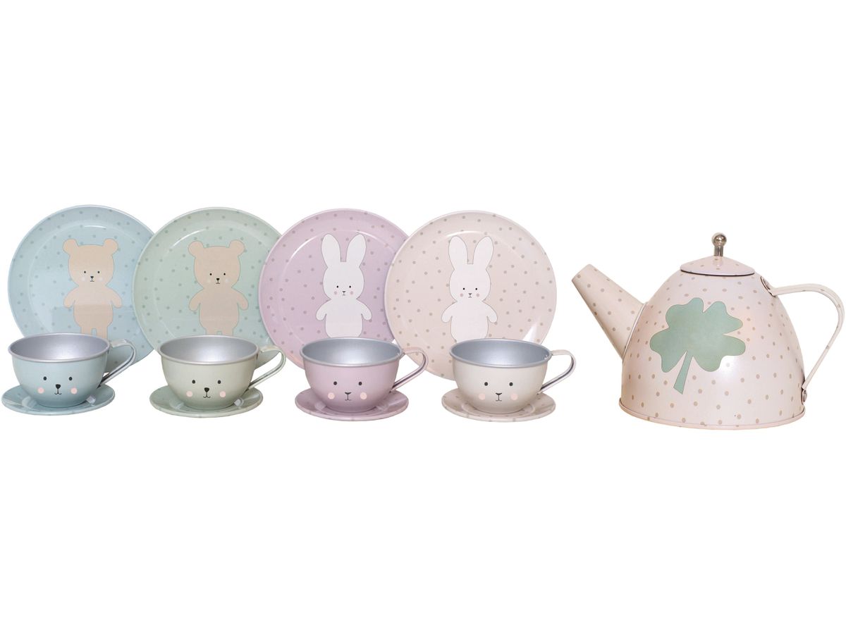 JABADABADO Tee Set G12021 Teddy & bunny 29x20x9cm (7332599120214)