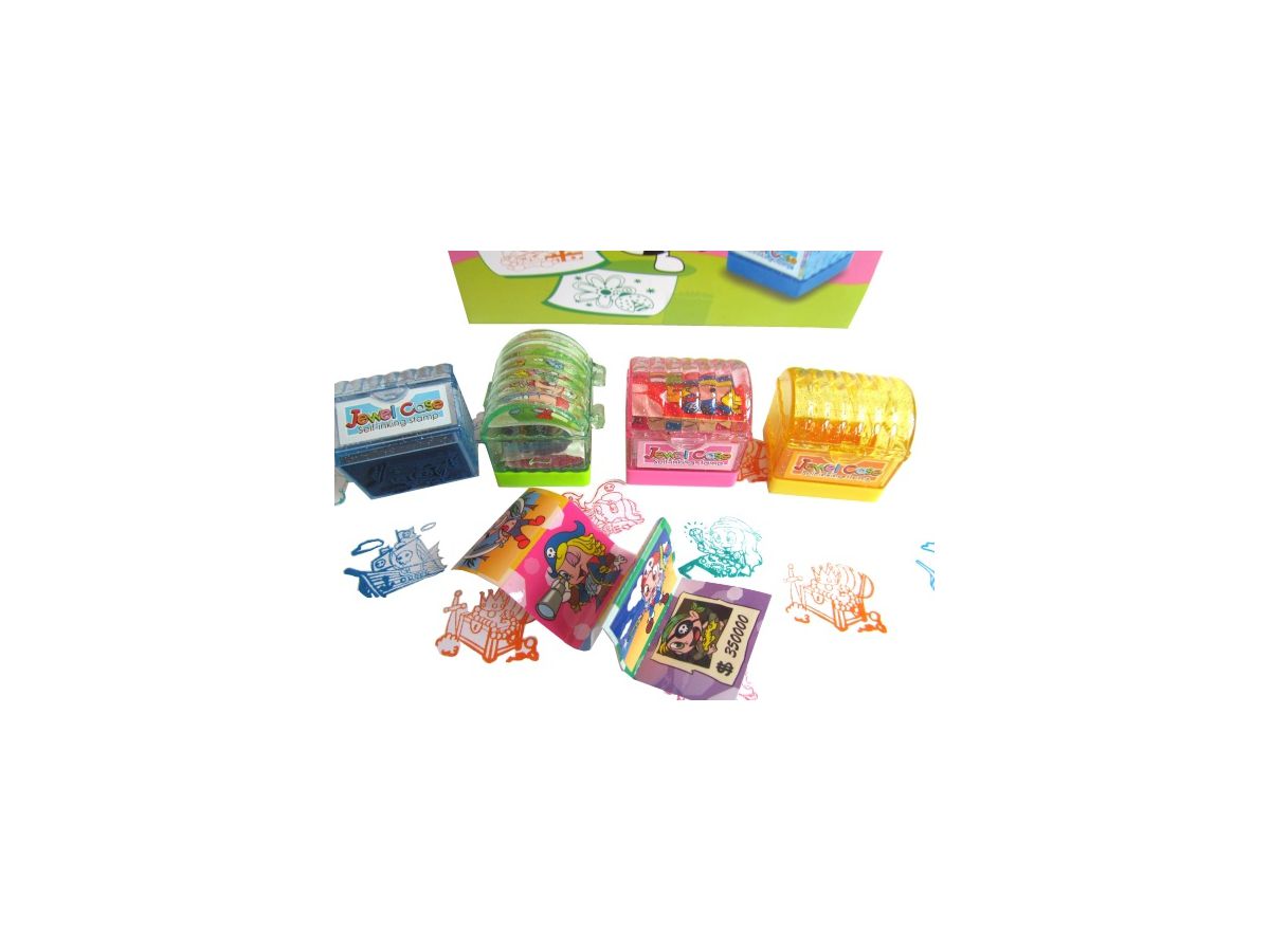 ROOST Stempel Schatztruhe 86088 4 sortiert (4002422086088)