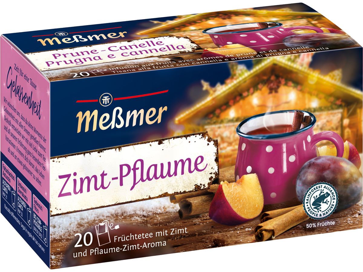 MESSMER Zimtpflaume 10675400 Beutel 2.5g, 20 Stk. (4002221043060)