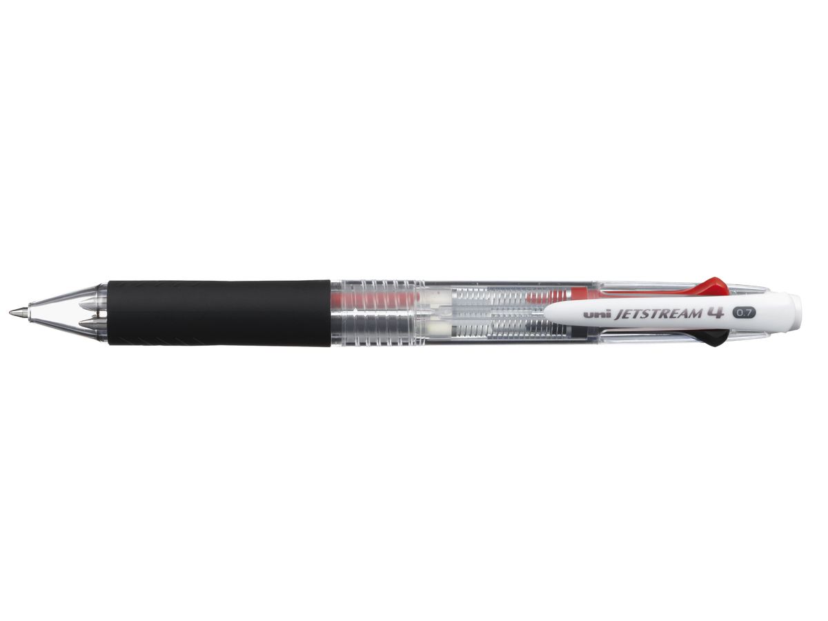 UNI-BALL Jetstream 4 colori 0.7mm SXE4-500-07T trasparente (4902778167991)