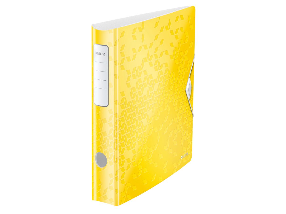 LEITZ Classeur WOW Active 180° 6.5cm 1107-00-16 jaune A4 (4002432120529)