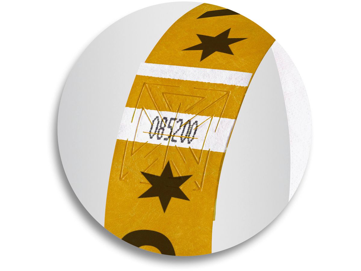 SIGEL Eventbänder Super Soft, Gold EB217 Aufdruck VIP,255x25mm,120 ST (4004360832741)