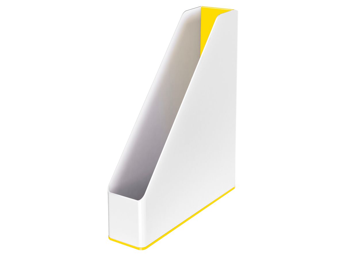 LEITZ Stehsammler WOW A4 5362-10-16 weiss/gelb (4002432122042)