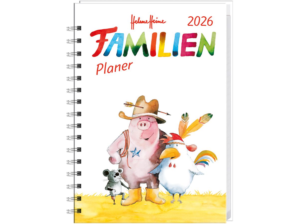 HEYE Familienagenda H. Heine 2026 22347+26 1W/2S DE 11.5x16.3cm (9783756410941)