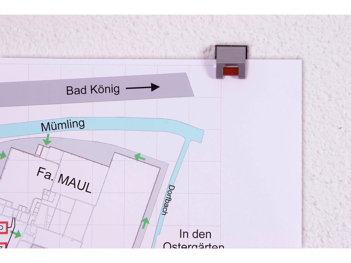 MAUL Rollenclips S 1.21 silber (4002390022736)