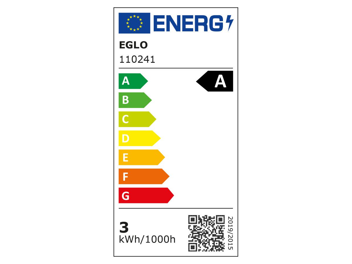 EGLO Leuchtmittel LED E27 110241 470 Lumen, 2.2W (9008606254002)