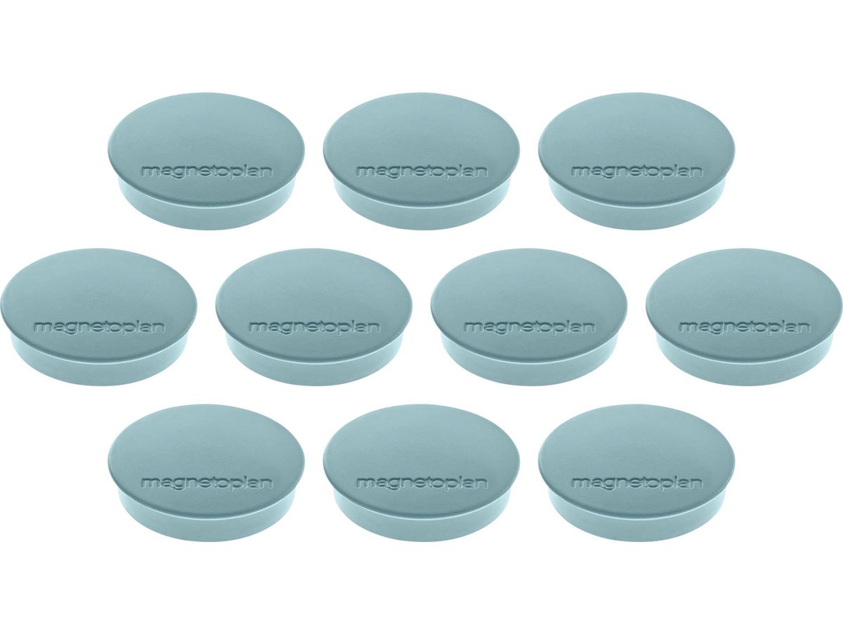 MAGNETOPLAN Aimant Discofix Standard 30mm 1664203 bleu, env. 0.7 kg 10 pcs. (4013695011004)