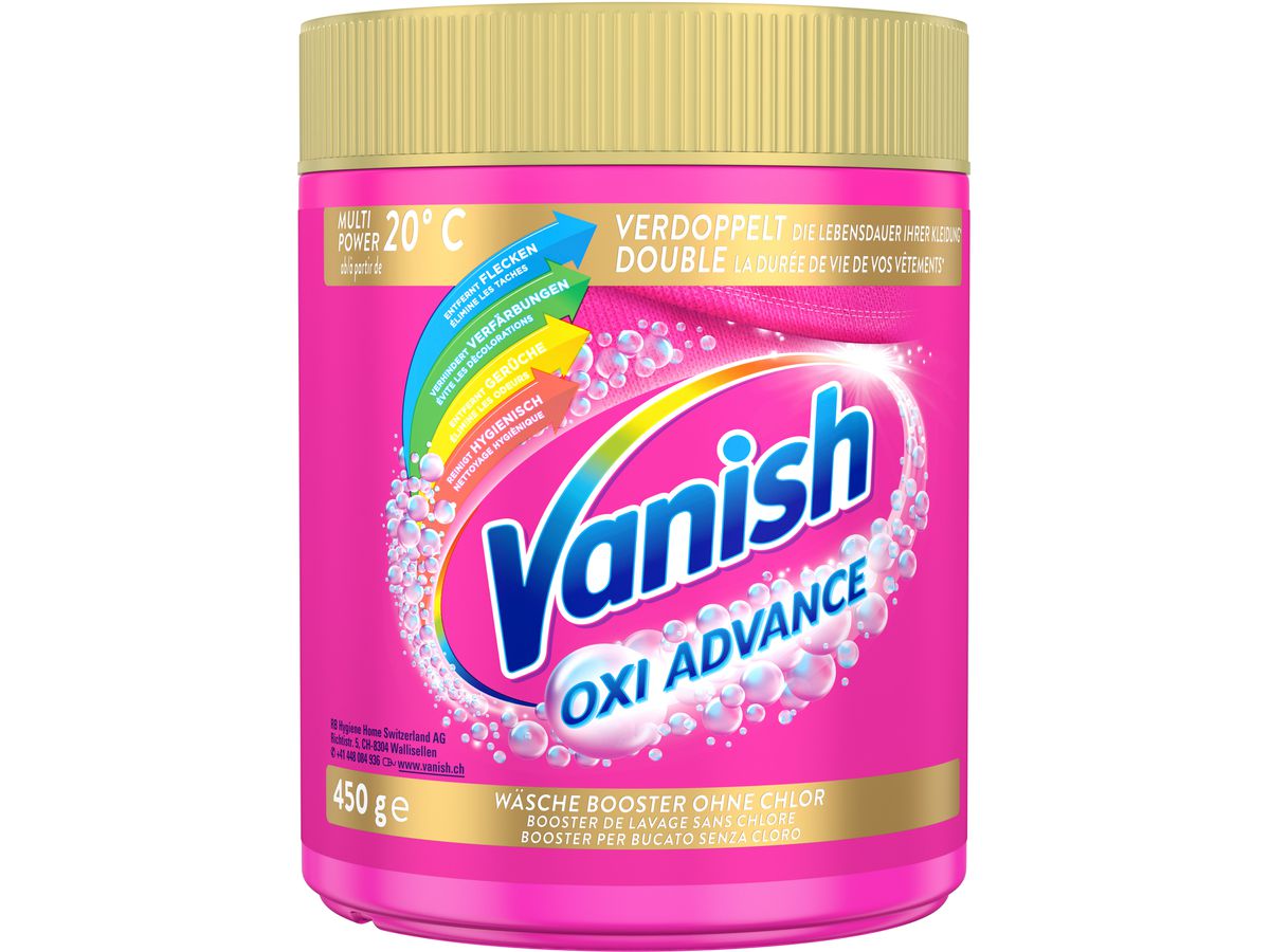 VANISH Pulverwaschmittel 0.45kg 3279265 Gold Advance Pink (4251758406477)