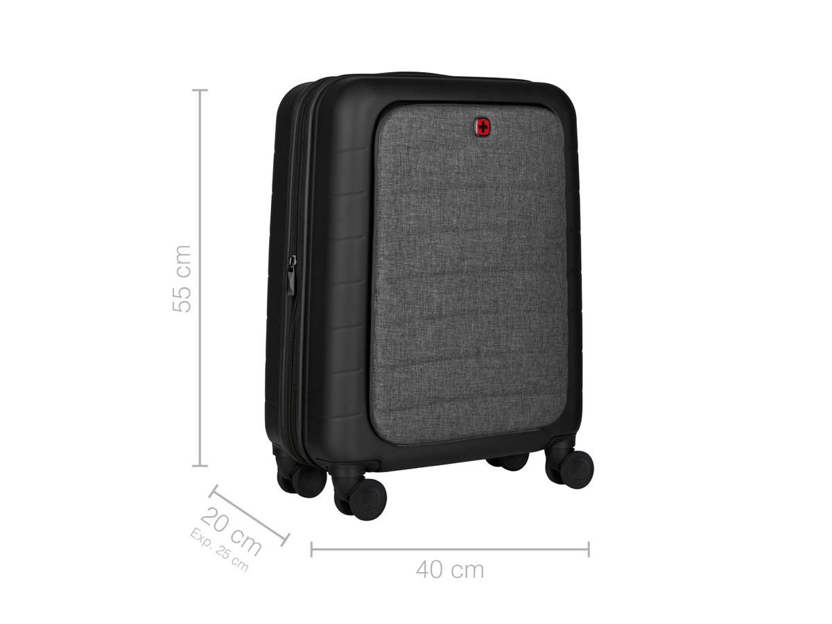 WENGER Syntry Carry-on 44L 610163 black/grey (7613329077603)