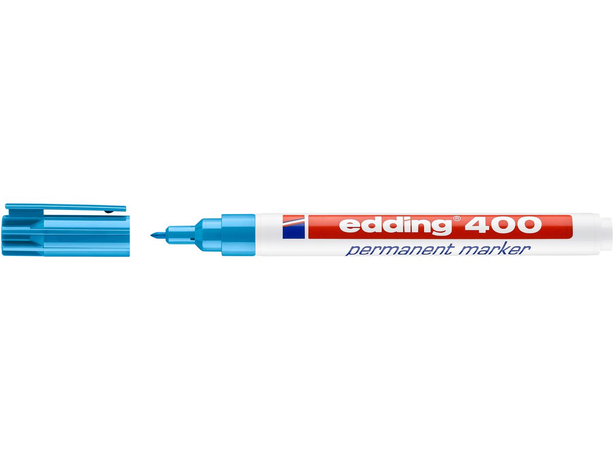 EDDING Permanent Marker 400 1mm 400-10 hellblau (4004764315864)