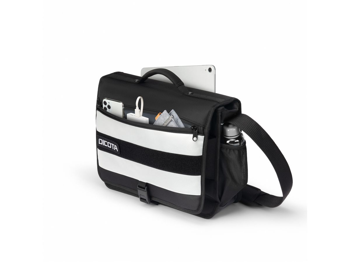 DICOTA Messenger bag REFLECTIVE P20471-16 Black (7640239421547)