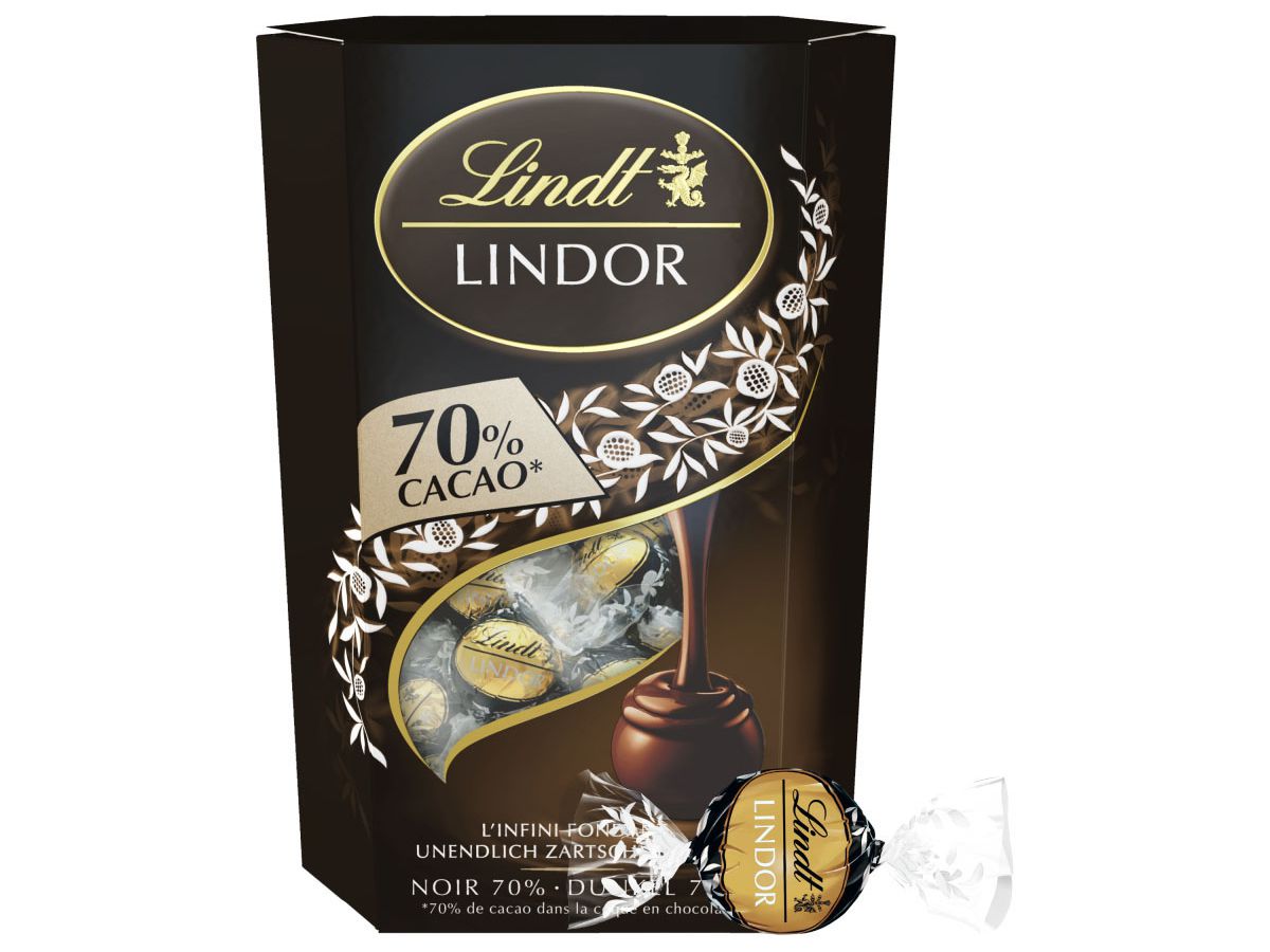 LINDT Lindor Palline 659405 Scuro 70% Cacao 200g (8003340094052)
