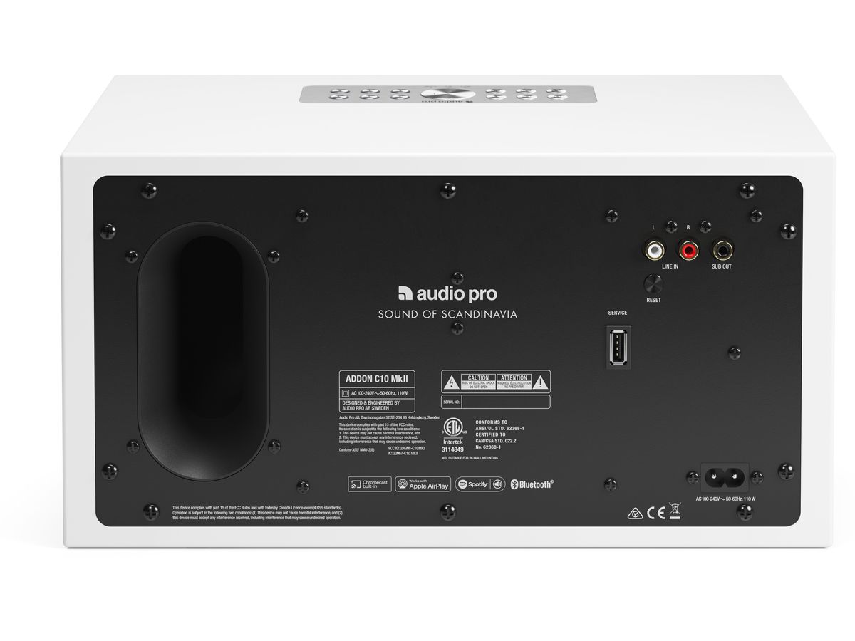 AUDIO PRO C10 MkII 15201 Multi-Room Speaker White (7330117152013)