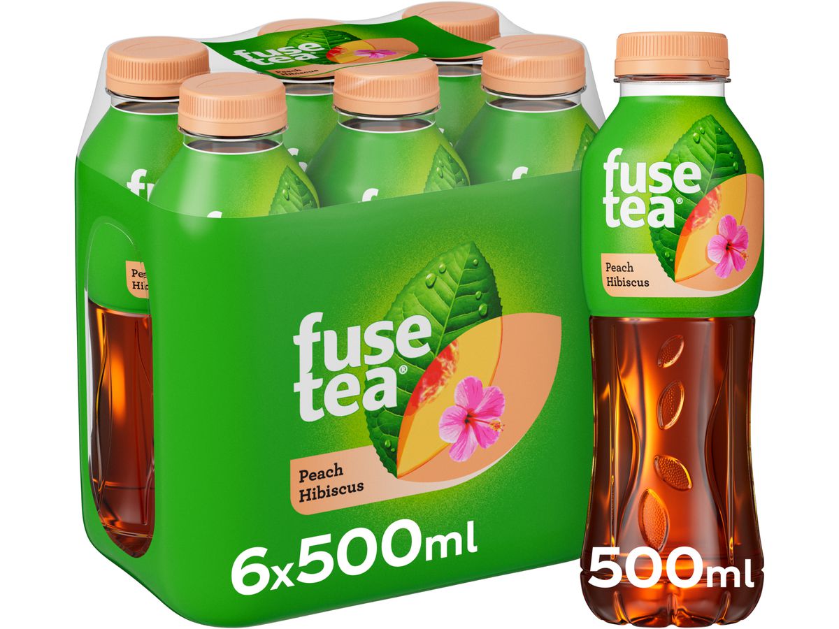 FUSE TEA Peach Hibiscus, Pet 129400001232 50 cl, 6 pz. (5449000240866)
