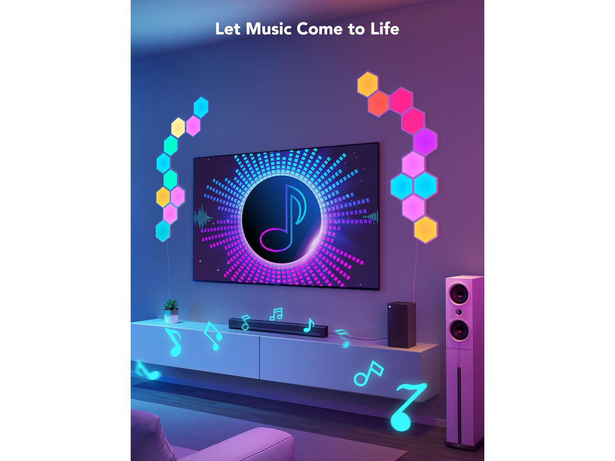 GOVEE Glide Hexa Light Panels H1061002 Erweiterungs Pack 2 Stück (6974316994466)