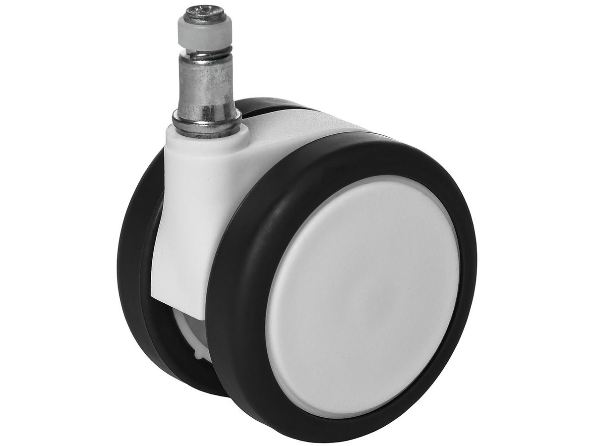 TOPSTAR Hartbodenrollen 6990W 5 Stück, weiss (4014296952444)