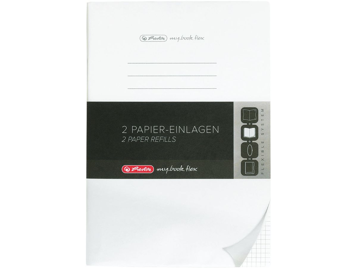 HERLITZ myBook Ersatzeinlage A4 50034086 A4 karriert 2x40 Blatt (4008110262352)