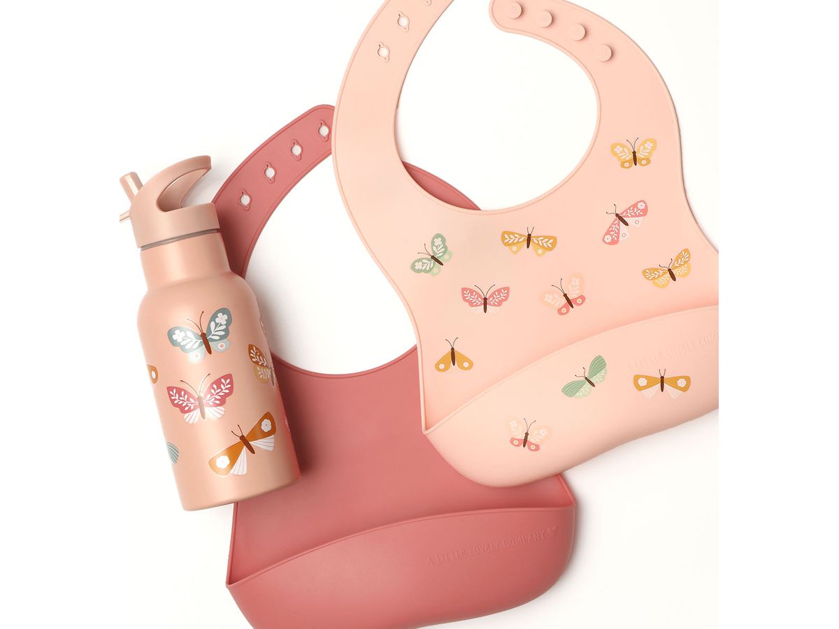 ALLC Bavoir en silicone 22x27cm SBBUPI05 Butterfly (8719715002637)