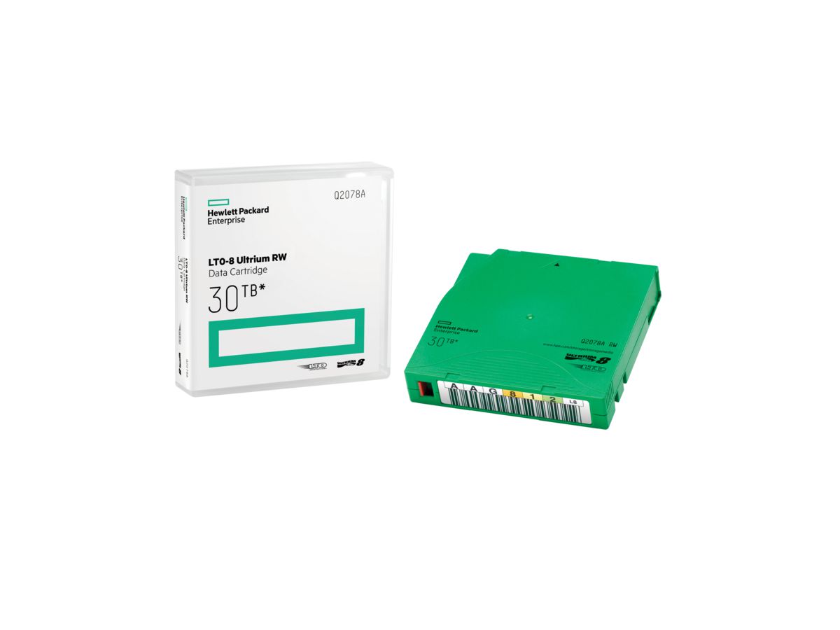 HP LTO Ultrium 8 12/30TB Q2078AH Data Tape Library Pack ()