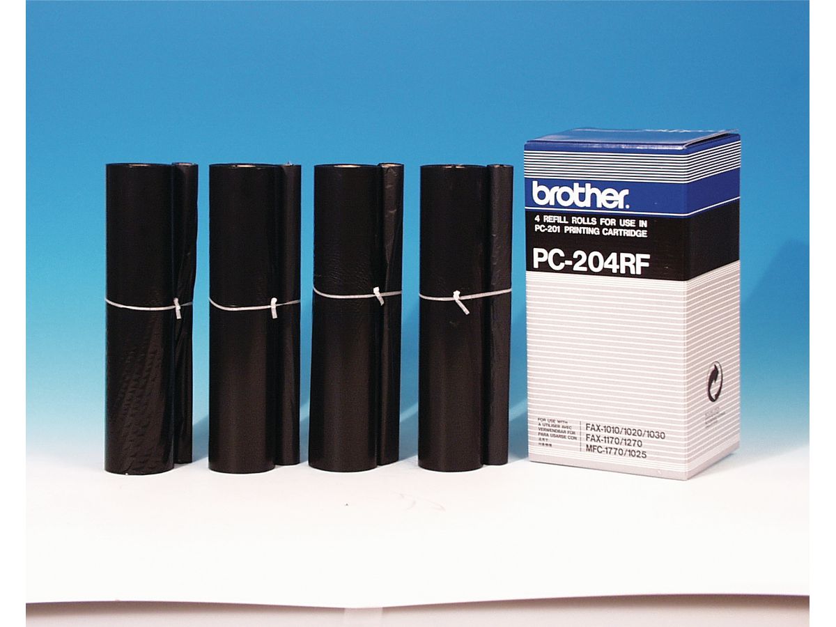 BROTHER Film refill PC-204RF Fax-1010 4 rouleaux (4977766054072)