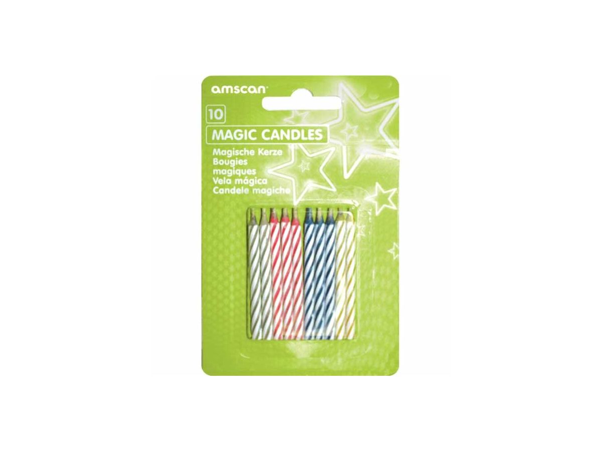 NEUTRAL Magische Spiralkerzen 10 Stk. INT8065-99 ass. 6.3cm (0013051420376)