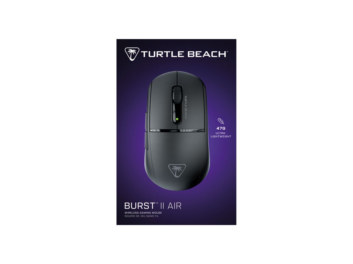 TURTLE BEACH Burst II Air TBM-2101-05 Gaming Mouse, Black (0731855721009)