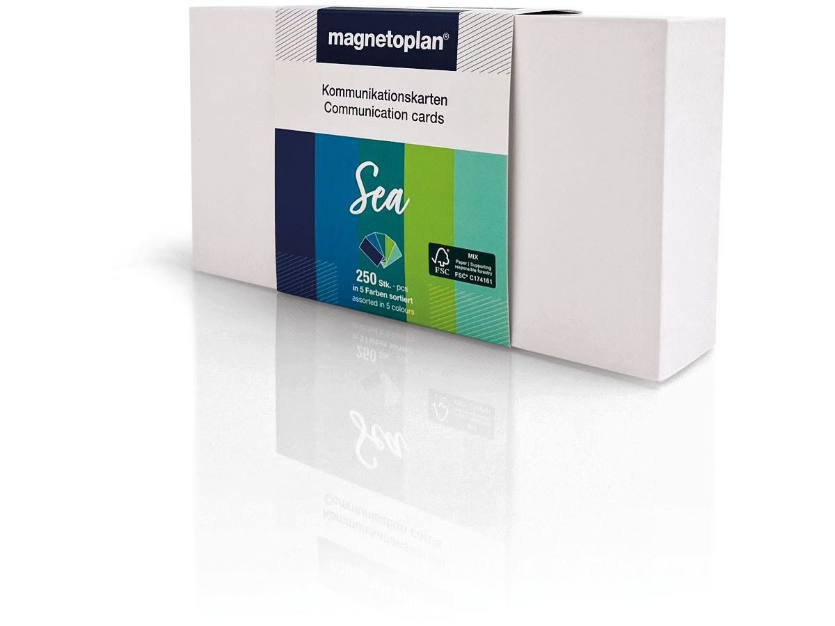 MAGNETOPLAN Cartes communication 20x10cm 112501530 Set Sea, ass. 250pcs. (4013695066974)