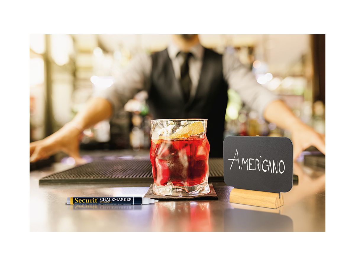 SECURIT Tischkreidetafel RECT FBT-RECT-4 schwarz 7.5x9x2cm (8719075285121)