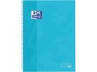 OXFORD Spiralbuch, kariert 5mm A4+ 400107010 pastellblau 80 Blatt (8412771024239)