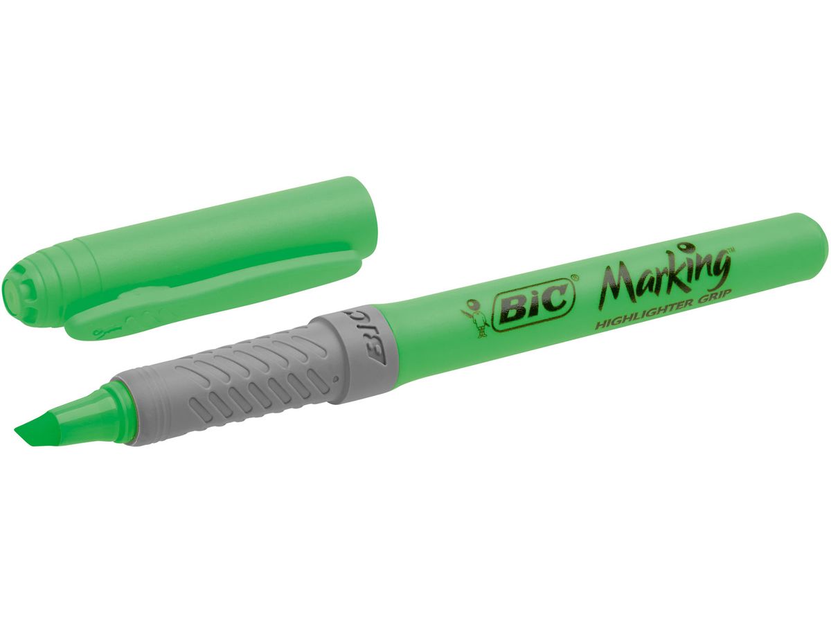 BIC Highlighter Grip 2 vert (0070330330986)