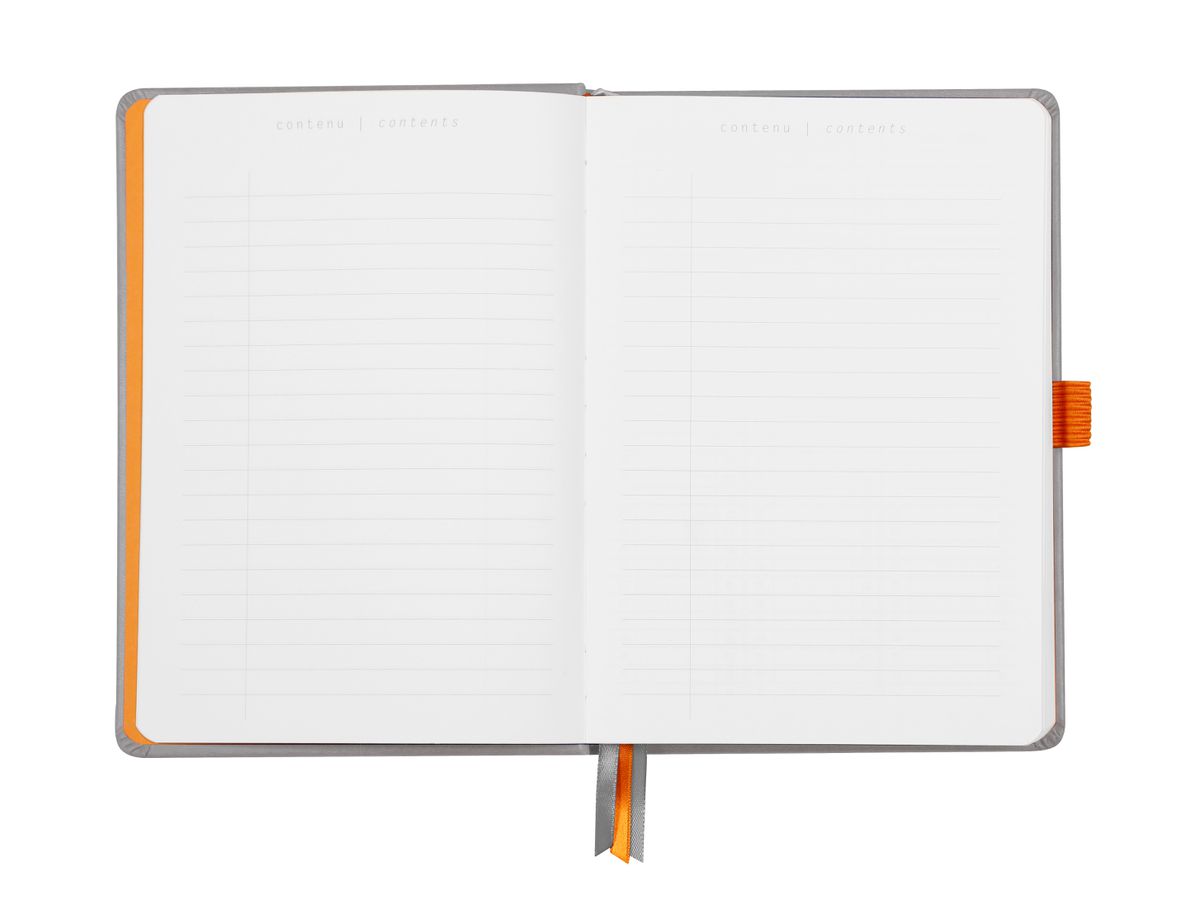 RHODIA Goalbook Carnet A5 118570C Hardcover argenté 240 f. (3037921185704)