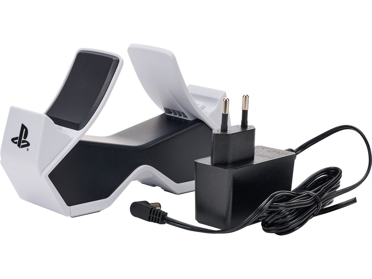 POWER A Off. Lic.Twin Charg.Station 1522855-02 PS5, Wireless Ctrl. (0617885027987)