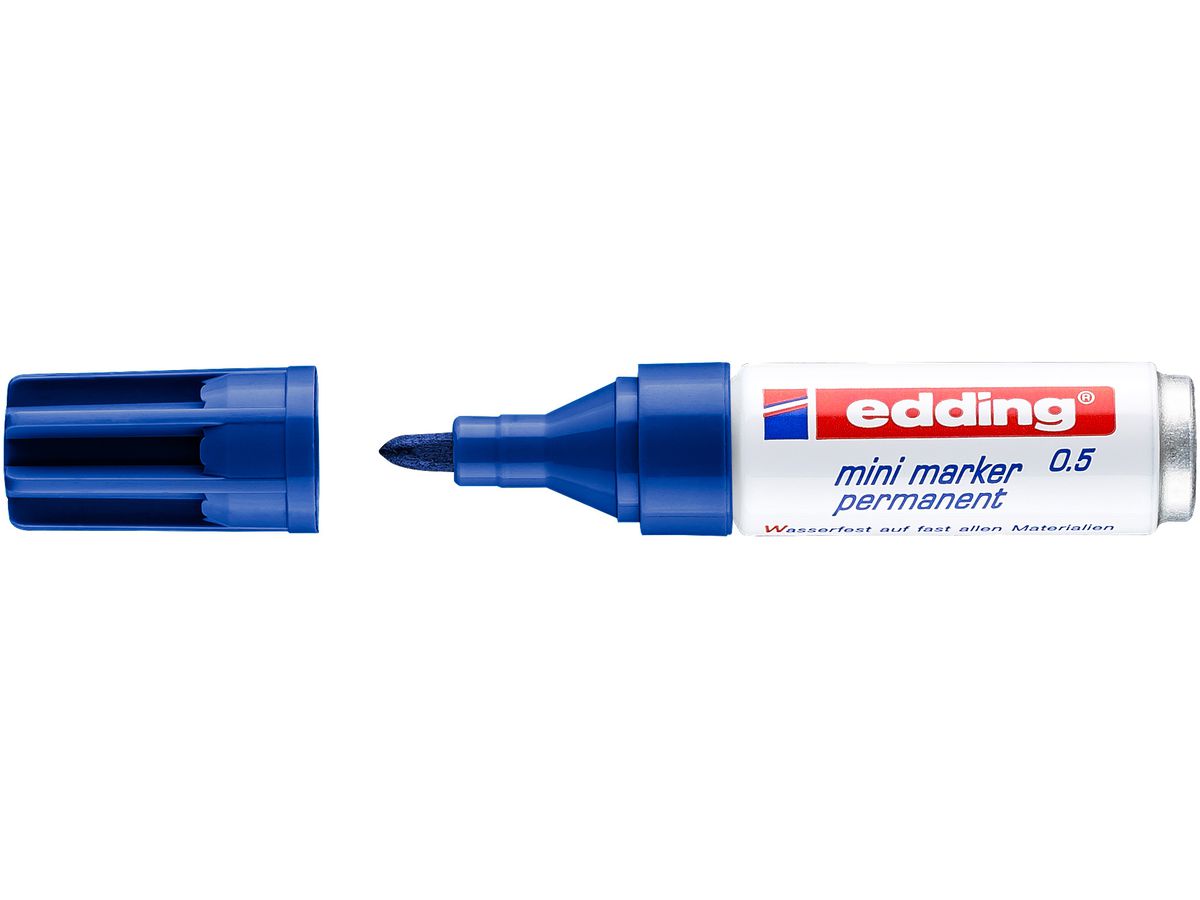 EDDING Mini Marker permanent 1,5-3mm 0-3 blau (4004764864805)