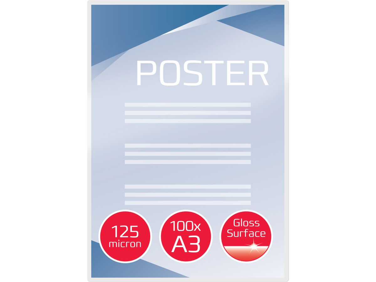 GBC Laminiertasche A3 3747235 matt, 125my 100 Stk (0033816067318)