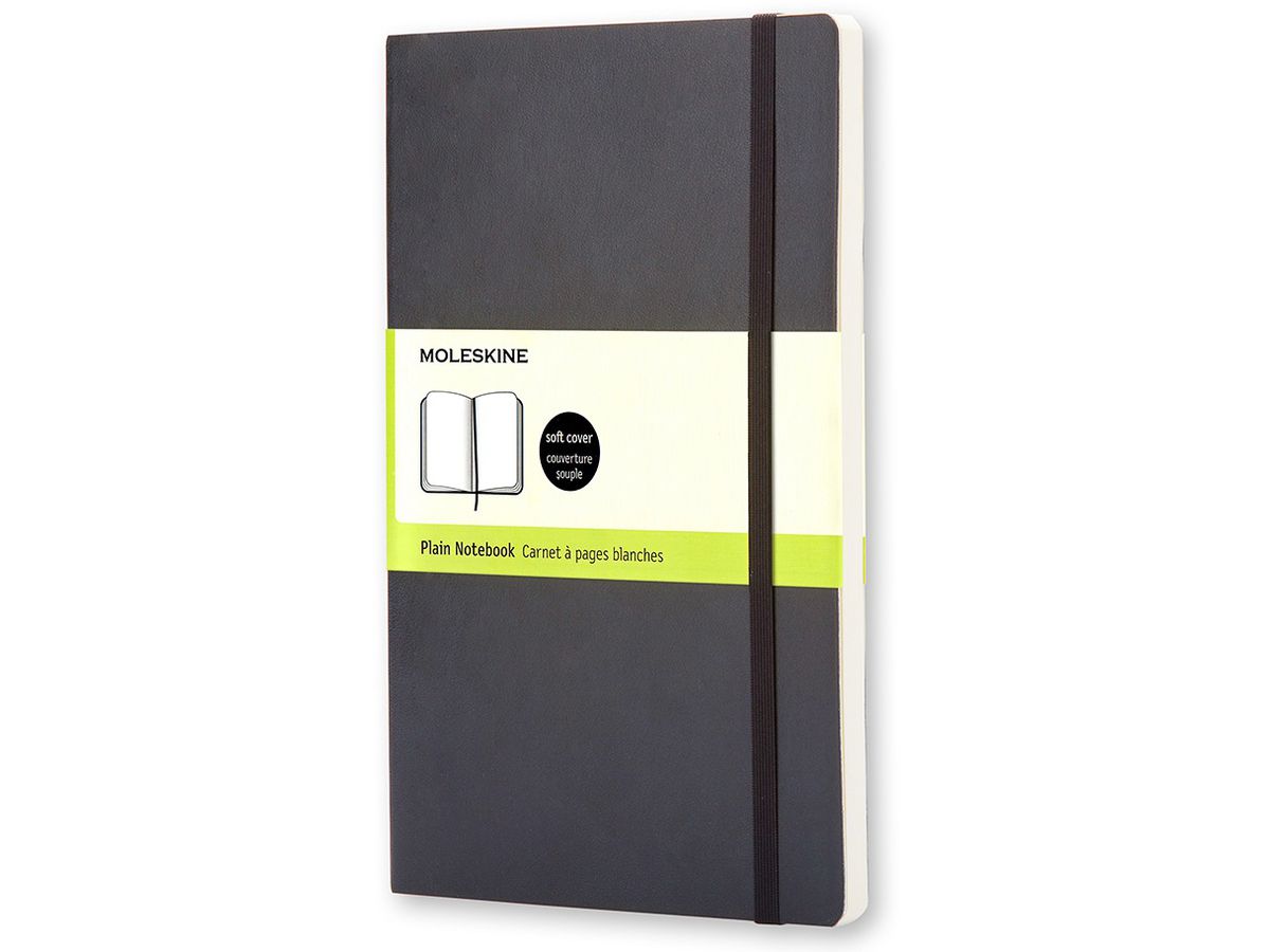 MOLESKINE Carnet Soft A5 720-9 en blanc noir (9788883707209)