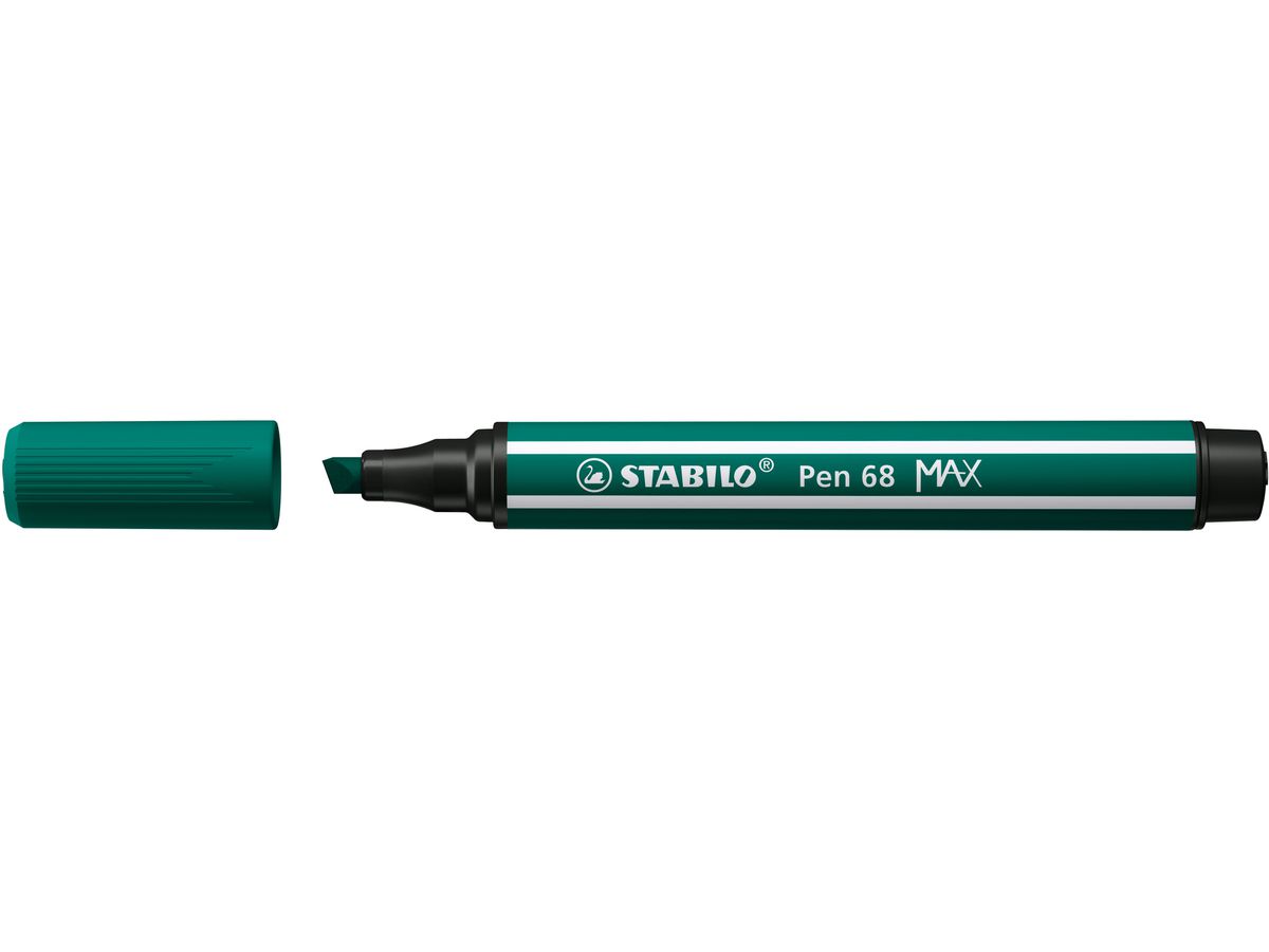 STABILO Fasermaler Pen 68 MAX 2+5mm 768/53 blaugrün (4006381569835)