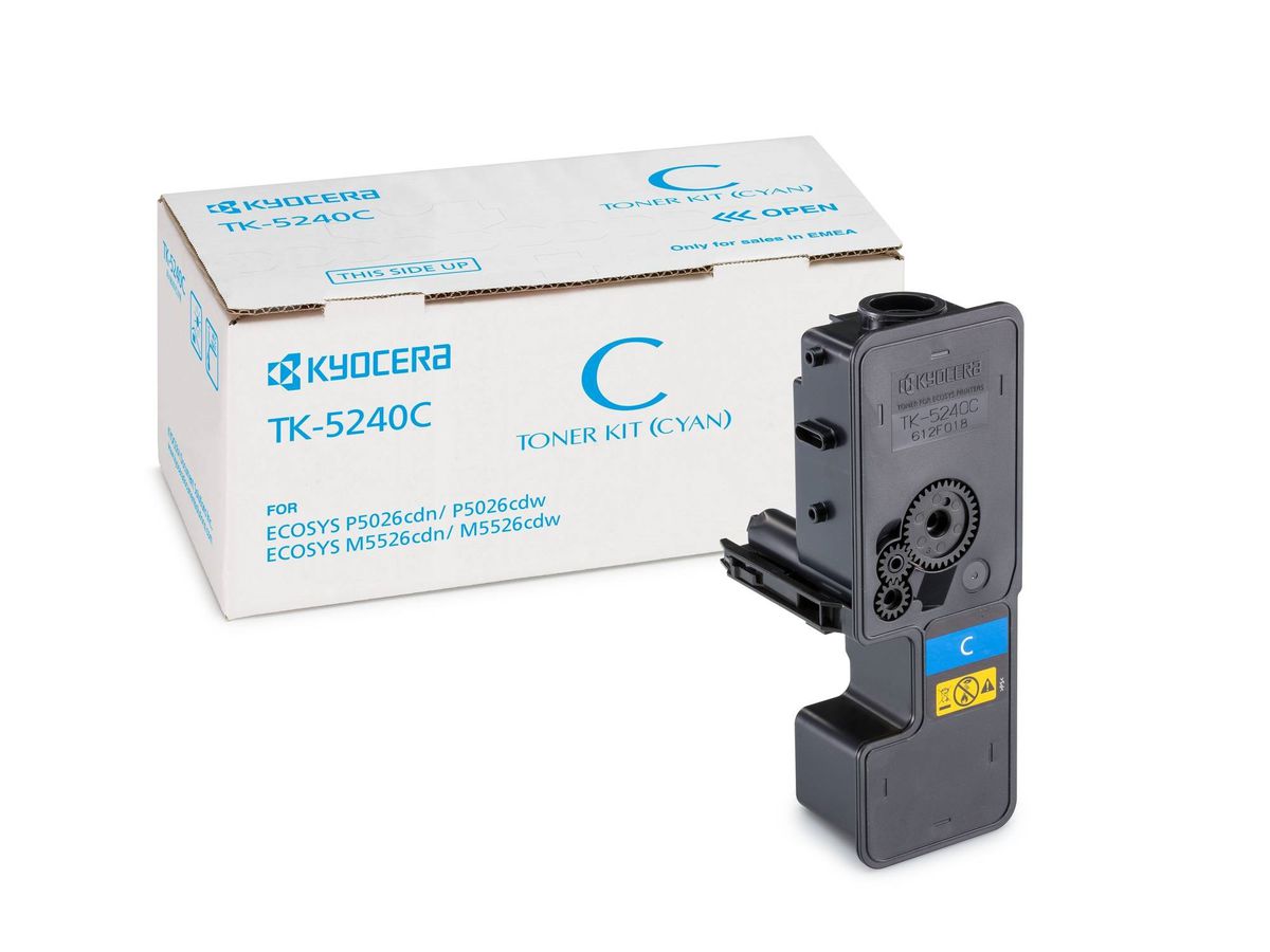 KYOCERA Cartouche toner cyan TK-5220C Ecosys P5021 1200 pages (0632983037522)