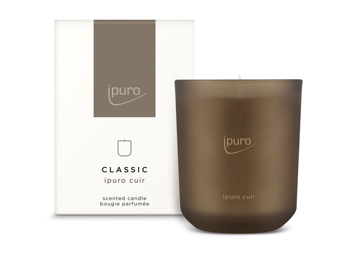 IPURO Candela profumata 270g 061.4184.00 cuir (4051281820593)