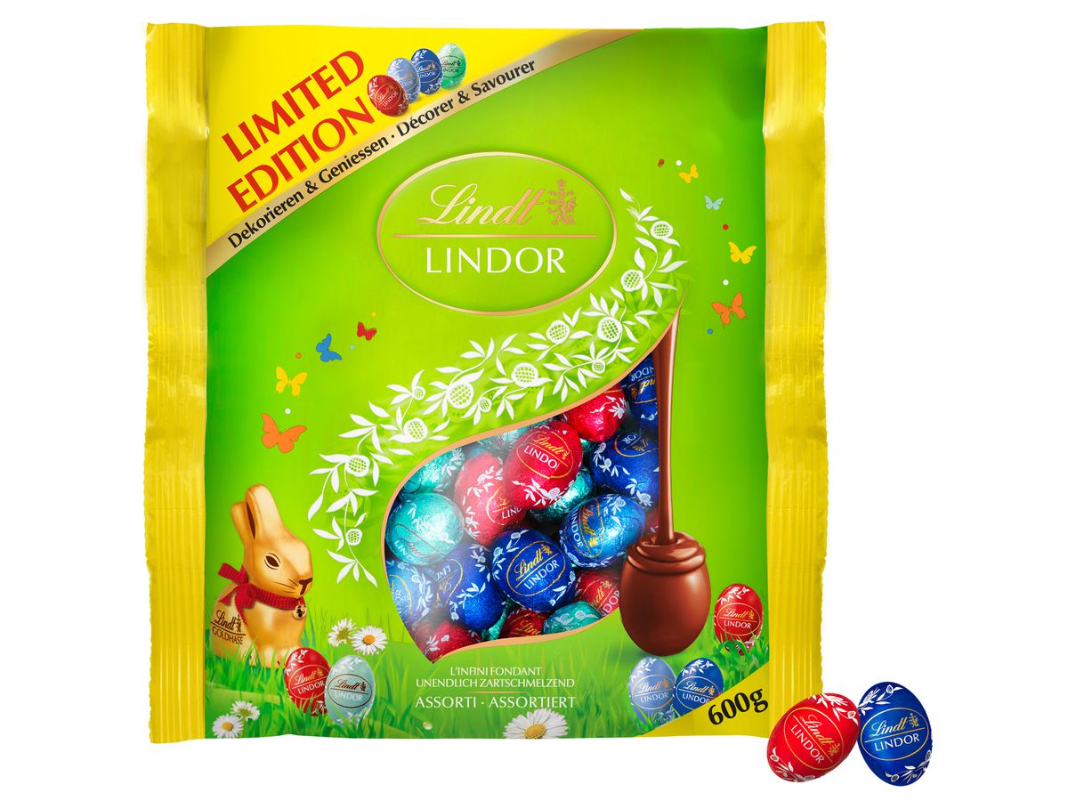 LINDT Lindor uova 659464 Borsa 600g (8003340094649)
