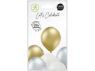 I AM CREATIVE Ballons Metallic Mix 27cm 1000-1058 crème, or, argent 20 pièces (7611983246847)