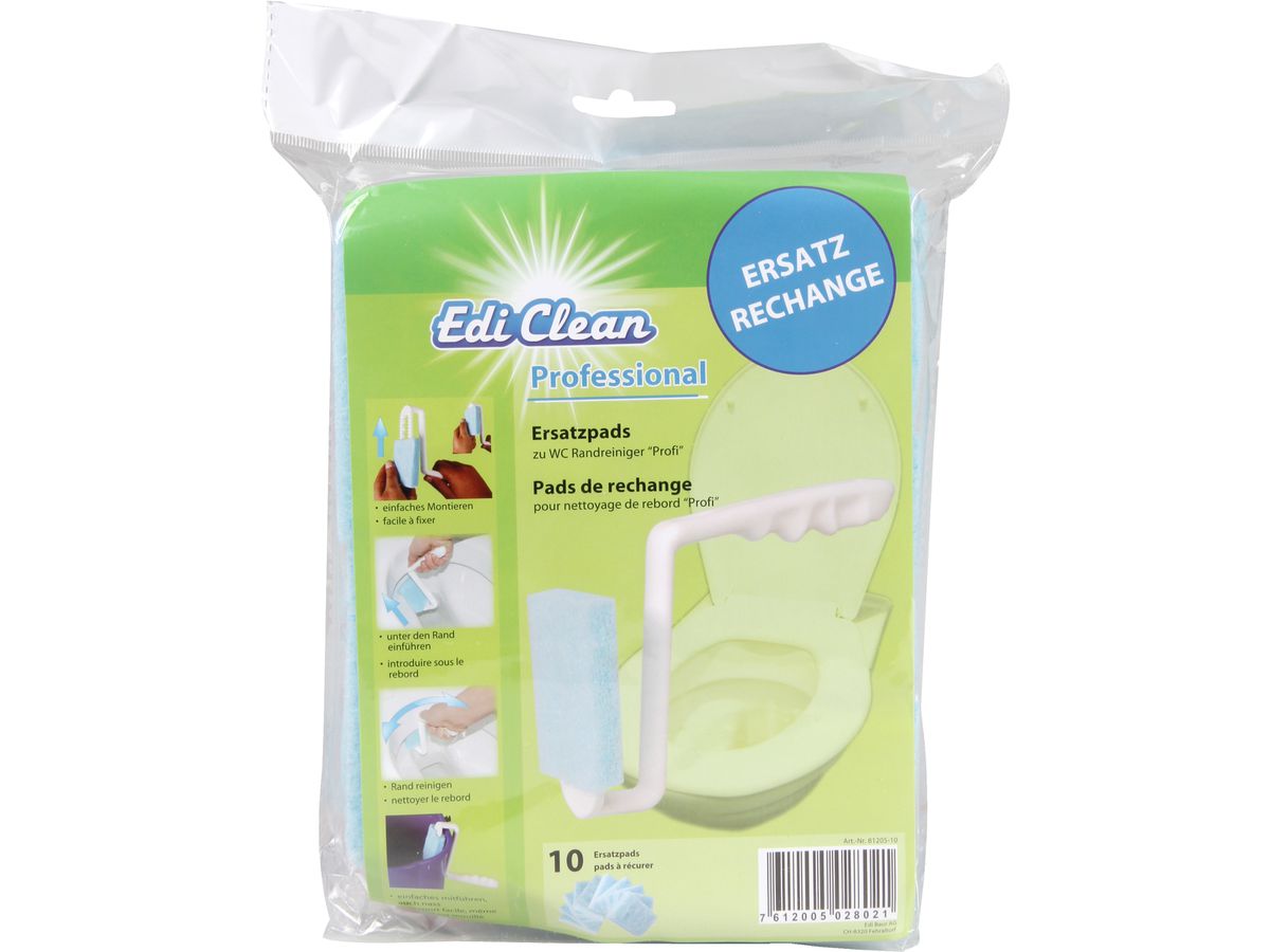 WEITACLEAN WC-Randreiniger Ersatzpads 81205-10 10 Stück (7612005028021)