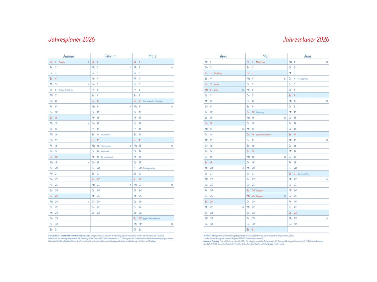 HEYE Familienagenda H. Heine 2026 21512+26 1W/2S DE 15.2x23.2cm (9783756410415)