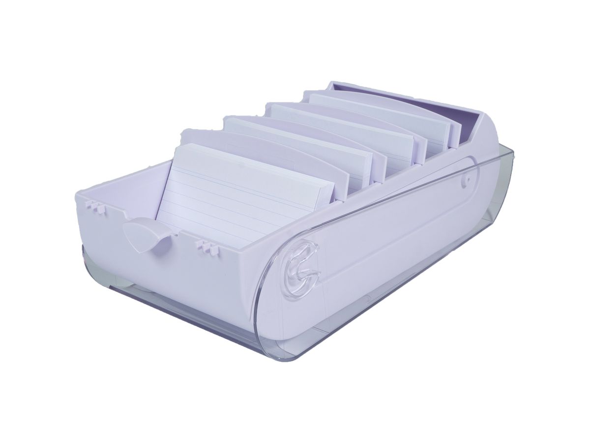 EXACOMPTA Schedario Bunny Box A7 5346423D malva 13.2x8.5x25cm (9002493047914)