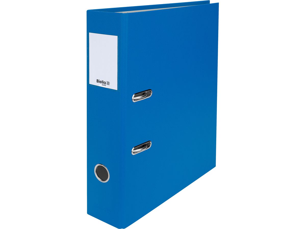 BIELLA Ordner Plasticolor 7cm 10740705U blau A4 (7611365200856)