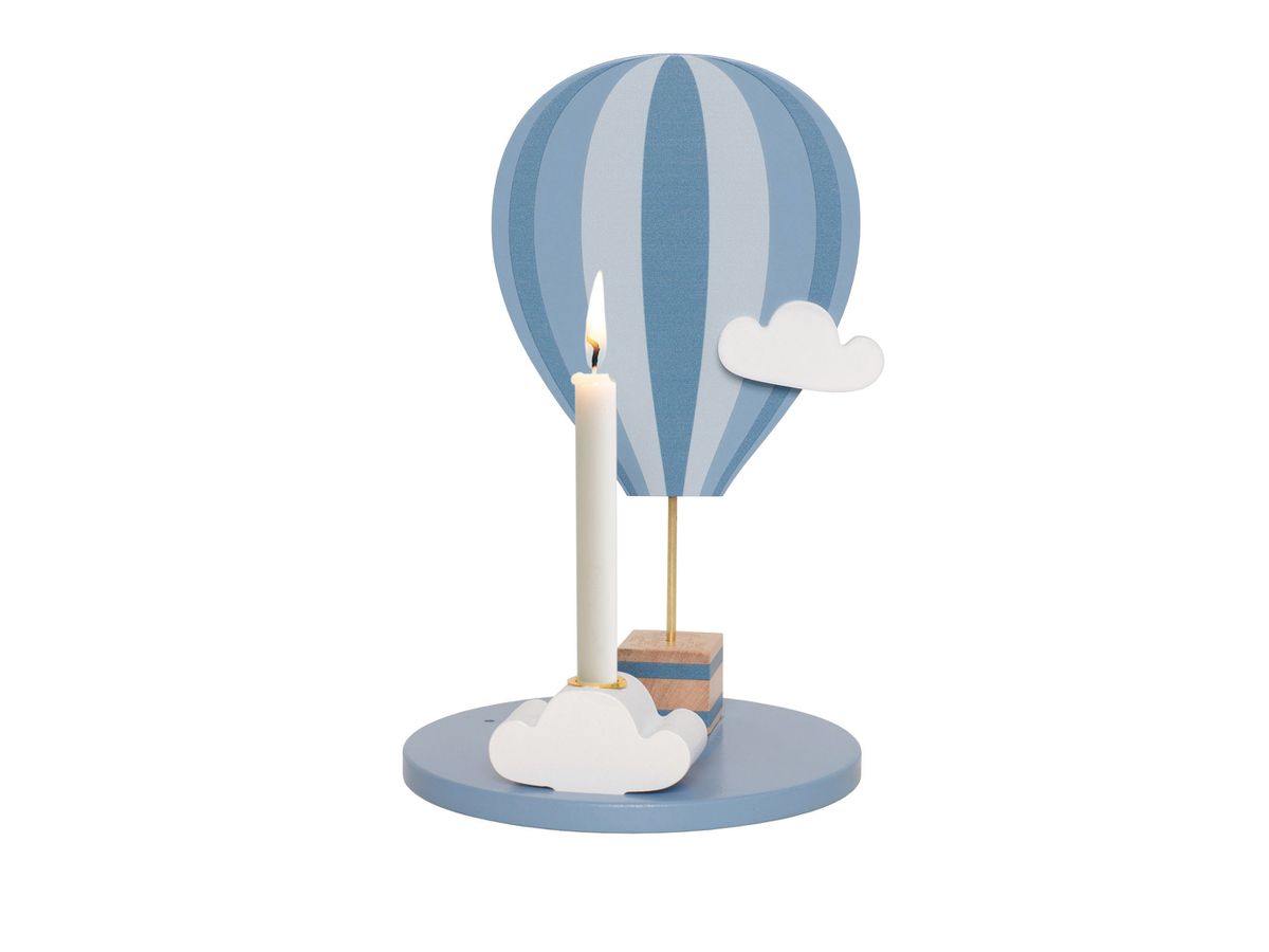 JABADABADO Décoration d'anniver. 15x15cm T324 Ballon à air bleu (7332599003241)