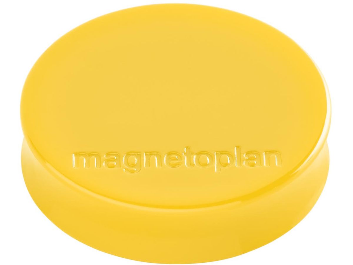 MAGNETOPLAN Magnet Ergo Medium 10 Stk. 16640102 goldgelb 30mm (4013695044934)