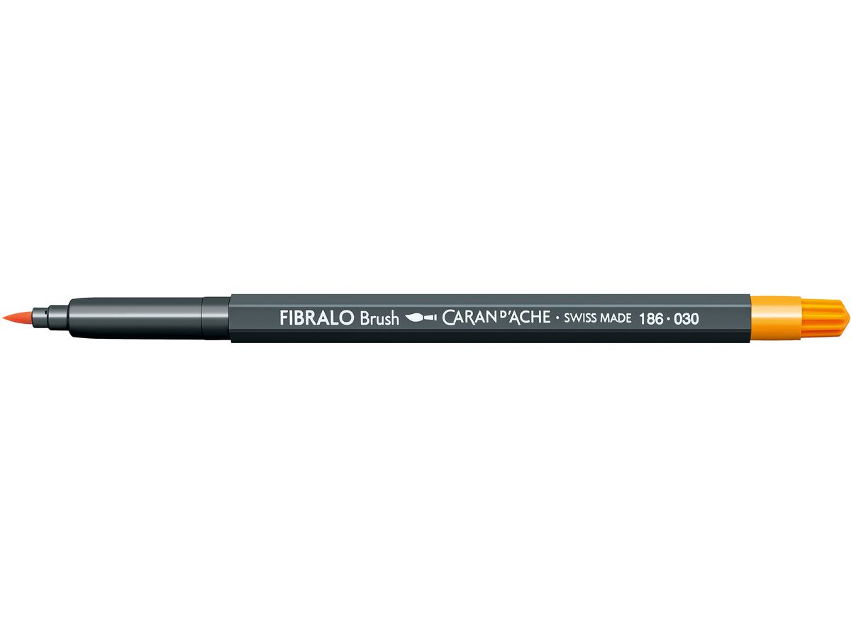 CARAN D'ACHE Classic Fibralo Brush 186.03 arancia (7630002332293)