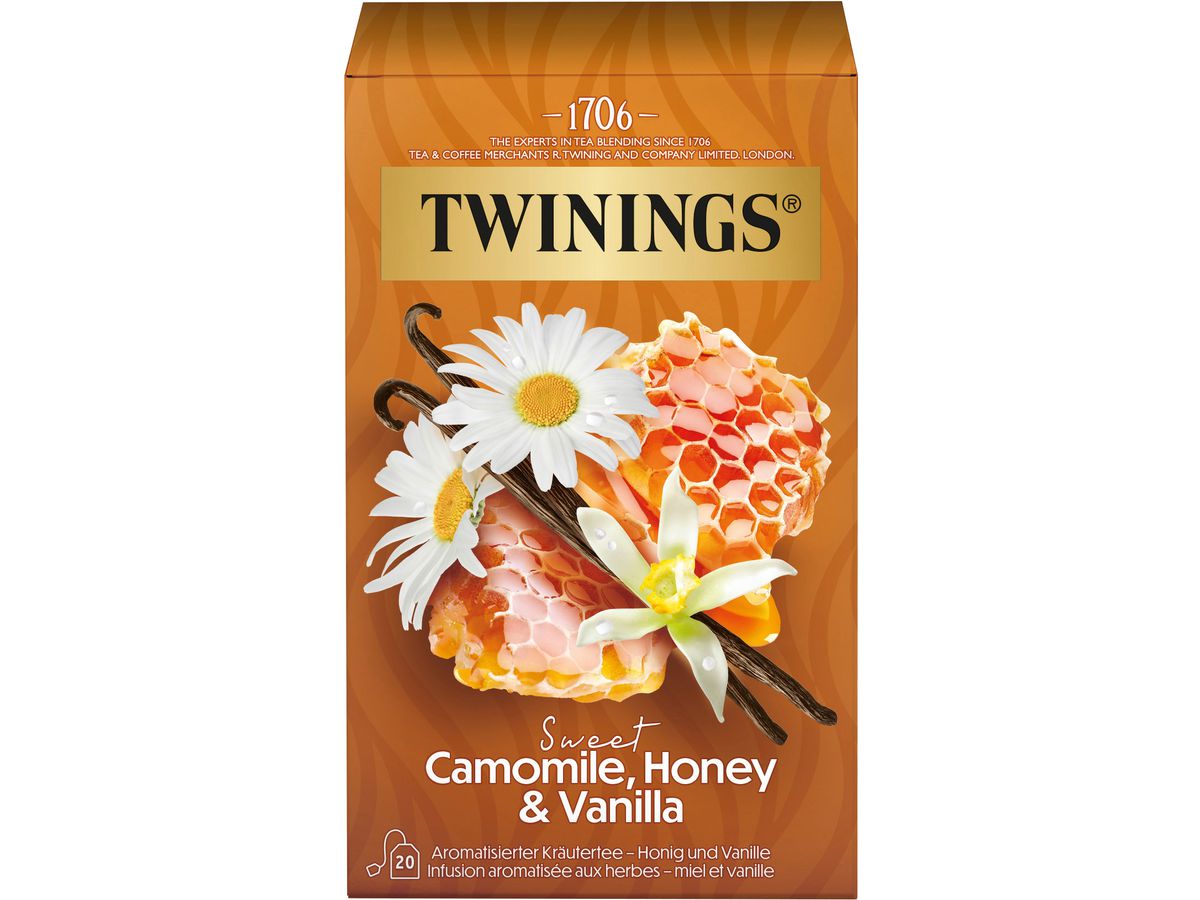 TWININGS Camomille, Miel & Vanille 100017266 Sachets 1.5g 20 pcs. (0070177231927)
