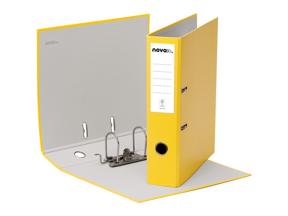 NOVOOO Pro Ordner 7cm 10349720NO1U gelb A4 10 Stück (9010729081144)
